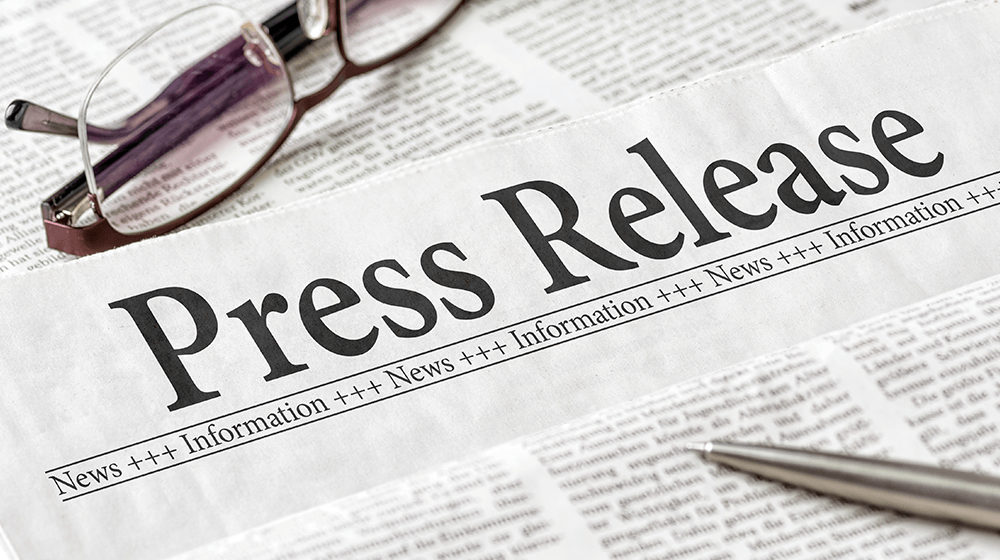 News release – Write to be considered